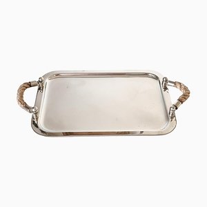 Yachting Serving Tray with Rope Handles, 1970-UR-1801511