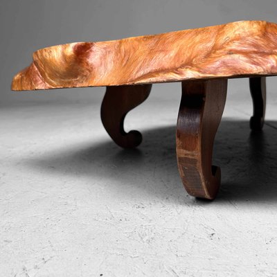 Yakusugi Burl Wood Plant Stand, Japan, 1950s-DWL-1702562