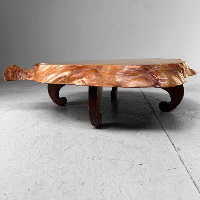 Yakusugi Burl Wood Plant Stand, Japan, 1950s-DWL-1702562