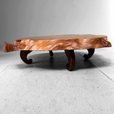 Yakusugi Burl Wood Plant Stand, Japan, 1950s-DWL-1702562