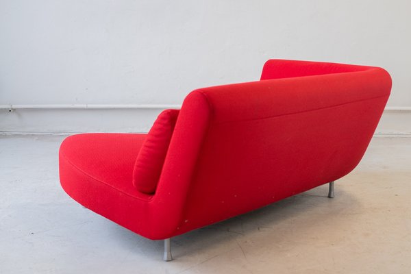 Yang Modular Sofa in Red Kvadrat Divina Fabric from Ligne Roset, 2006, Set of 4-IXA-1787074