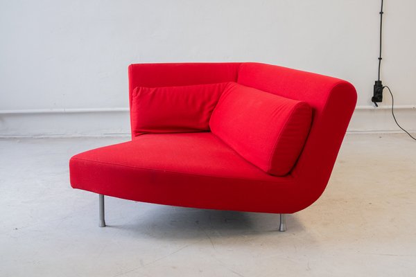 Yang Modular Sofa in Red Kvadrat Divina Fabric from Ligne Roset, 2006, Set of 4-IXA-1787074