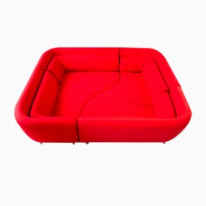 Yang Modular Sofa in Red Kvadrat Divina Fabric from Ligne Roset, 2006, Set of 4-IXA-1787074