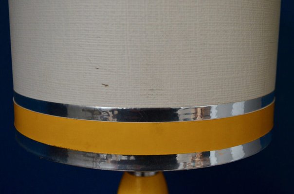 Yellow and Silver Space Lamp, 1970s-AIU-1742537