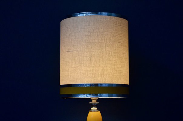 Yellow and Silver Space Lamp, 1970s-AIU-1742537