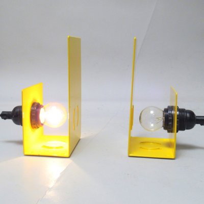 Yellow Armilla Sconces by Vico Magistretti for Artemide, 1967, Set of 2-MA-1800219