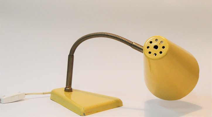 Yellow Desk Lamp from Zaosc Poland, 1970s-AOU-1431753