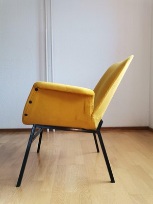 Yellow Easy Chair in the Style of Alvin Lustig, 1960s-NKJ-1427336