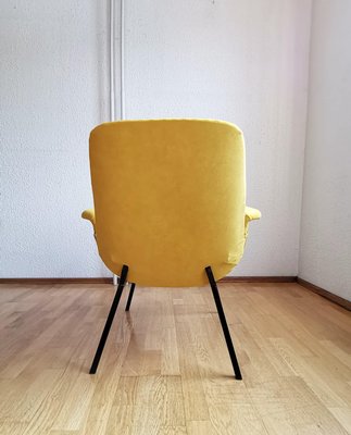 Yellow Easy Chair in the Style of Alvin Lustig, 1960s-NKJ-1427336