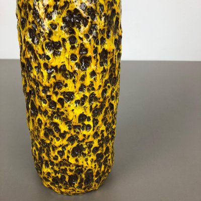 Yellow Fat Lava Multi-Color Vase from Scheurich Wgp, 1970s-QZ-1130161