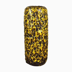 Yellow Fat Lava Multi-Color Vase from Scheurich Wgp, 1970s-QZ-1130161