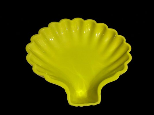 Yellow Glass Fruit Bowl-OZS-1365216