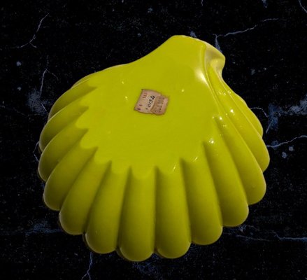 Yellow Glass Fruit Bowl-OZS-1365216