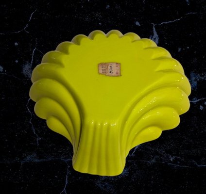 Yellow Glass Fruit Bowl-OZS-1365216