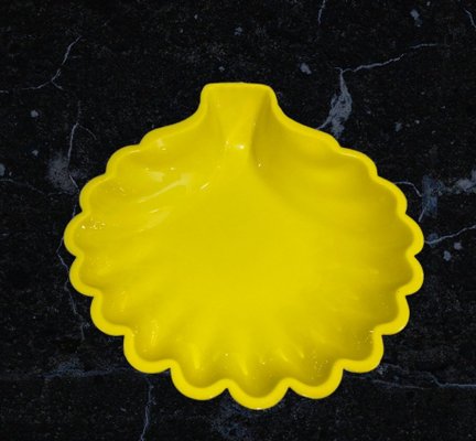 Yellow Glass Fruit Bowl-OZS-1365216