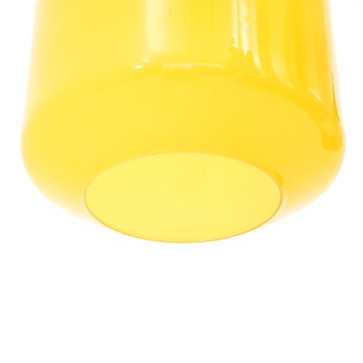 Yellow Glass Pendant Light, 1960s-EZ-1765091