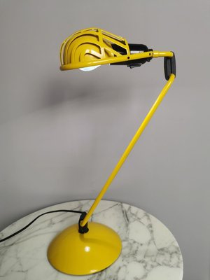 Yellow Igloo Table Lamp by Tommaso Cimini for Lumina, 1980s-PRS-857275