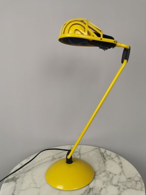 Yellow Igloo Table Lamp by Tommaso Cimini for Lumina, 1980s-PRS-857275