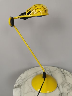 Yellow Igloo Table Lamp by Tommaso Cimini for Lumina, 1980s-PRS-857275