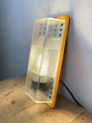 Yellow Industrial Bakelite Wall Light from Elektrosvit, 1970s-CGF-1305237