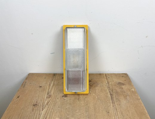 Yellow Industrial Bakelite Wall Light from Elektrosvit, 1970s-CGF-1305237