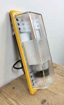 Yellow Industrial Bakelite Wall Light from Elektrosvit, 1970s-CGF-1305237