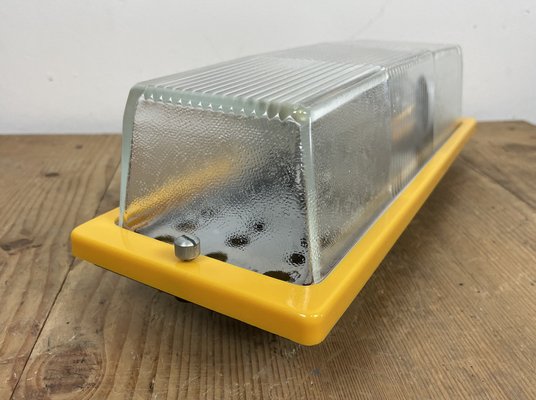 Yellow Industrial Bakelite Wall Light from Elektrosvit, 1970s-CGF-1305237