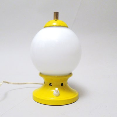 Yellow Italian Table Lamp, 1960s-MA-1751897