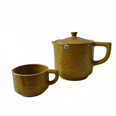 Yellow Jug & Milk Pitcher from Upsala Ekeby, Sweden, Set of 2-JKV-2023210