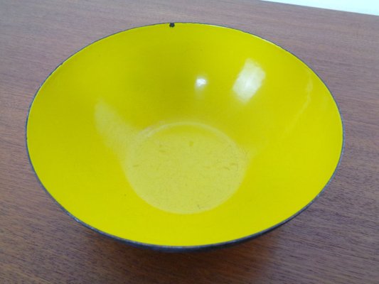 Yellow Krenit Bowls by Herbert Krenchel Torben Ørskov, Set of 3, 1960s-RDW-820306