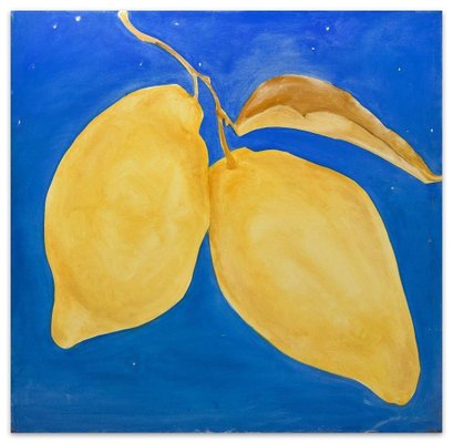 Yellow Lemons - Oil on Canvas by Anastasia Kurakina - 2000s 2000s-ZCI-760495