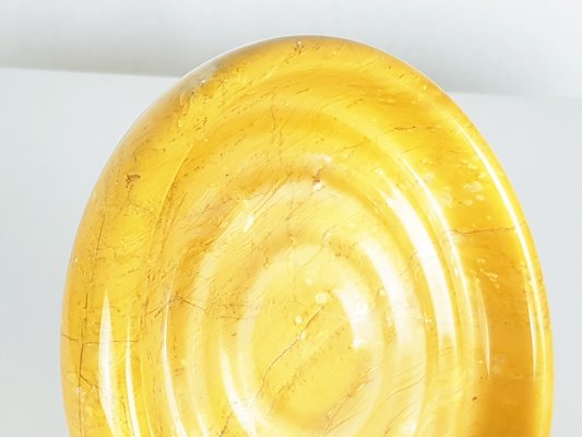 Yellow Marble Bowls and Boxes, 1970s, Set of 4-RD-1822109