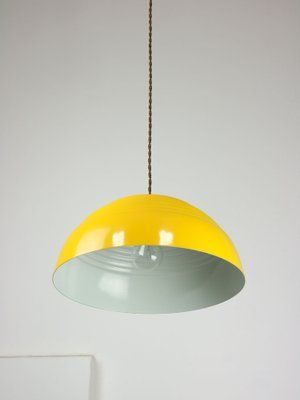 Yellow Metal Lamp, 1980s-HGJ-1722383