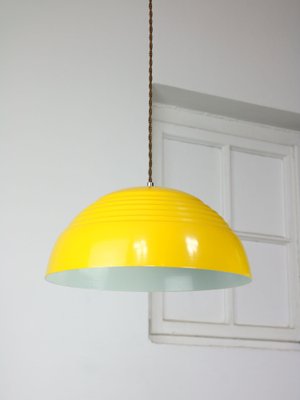 Yellow Metal Lamp, 1980s-HGJ-1722383