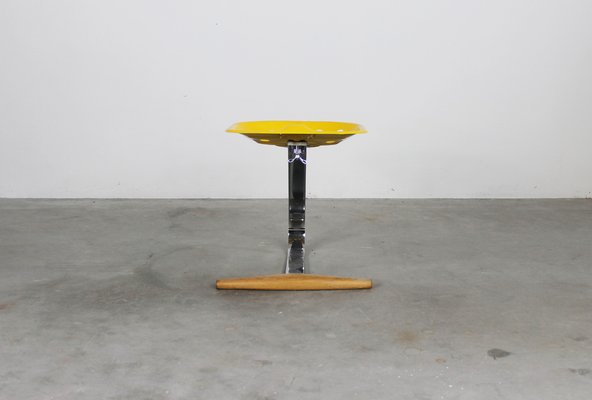 Yellow Mezzadro Stool by Achille & Piergiacomo Castiglioni for Zanotta, 1970s-IVC-1728763