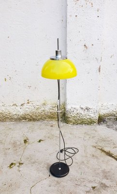 Yellow Model Faro Floor Lamp by Luigi Massoni for Guzzini, 1971-PUG-750279