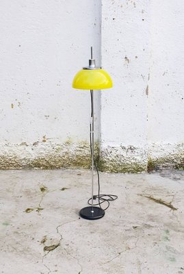 Yellow Model Faro Floor Lamp by Luigi Massoni for Guzzini, 1971-PUG-750279