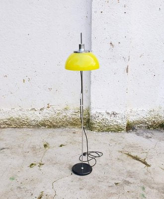 Yellow Model Faro Floor Lamp by Luigi Massoni for Guzzini, 1971-PUG-750279