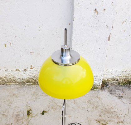 Yellow Model Faro Floor Lamp by Luigi Massoni for Guzzini, 1971-PUG-750279