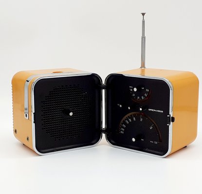 Yellow Model TS 502 Radio from Brionvega-PCO-1807607