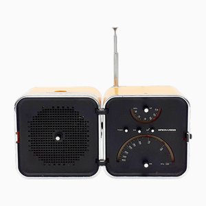 Yellow Model TS 502 Radio from Brionvega-PCO-1807607