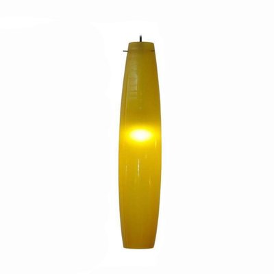 Yellow Murano Glass Pendant by Alessandro Pianon for Vistosi, Italy, 1960s-HWV-1320548