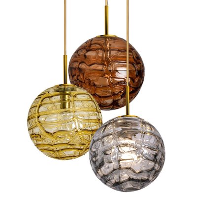 Yellow Murano Glass Pendant Light, 1960s-VDW-1721205