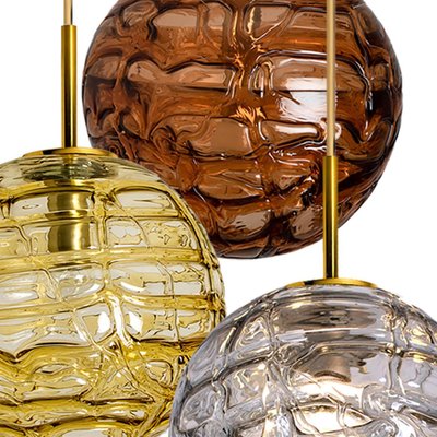 Yellow Murano Glass Pendant Light, 1960s-VDW-1721205