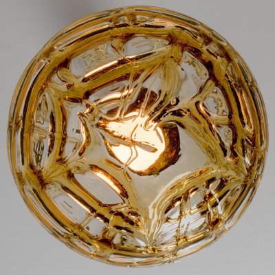 Yellow Murano Glass Pendant Light from Doria, 1960s-VDW-1409881