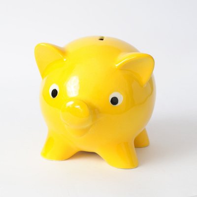 Yellow Pig Money Box from Goebel, 1970s-IXK-1442100