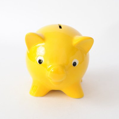 Yellow Pig Money Box from Goebel, 1970s-IXK-1442100