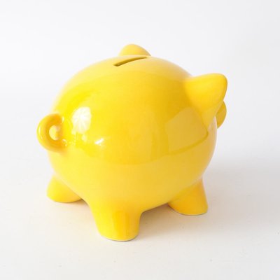 Yellow Pig Money Box from Goebel, 1970s-IXK-1442100