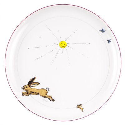 Yellow Porcelain Collection Plate from Litolff, 1946-VLO-963027