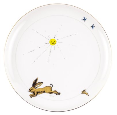 Yellow Porcelain Collection Plate from Litolff, 1946-VLO-963027